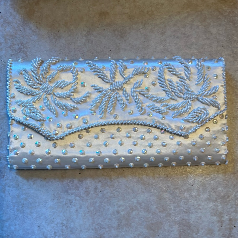 Vintage beaded clutch